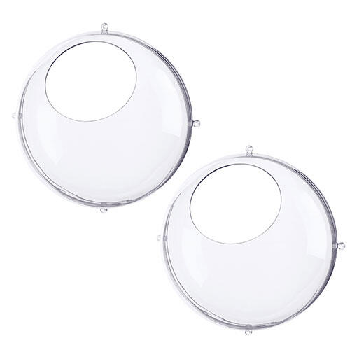 Opbevaringskugler Orion - 2'er sæt krystalklar