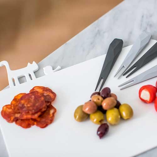 Club tapas gafler - Grå