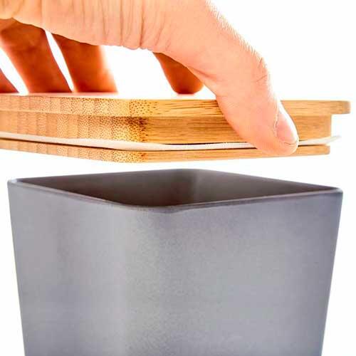 Opbevaringsbøtte med lufttæt låg - Grå