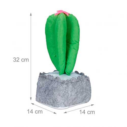 Kaktus 32 x 14 x 14 cm. - Dørstopper
