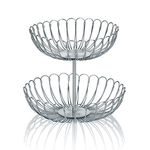 Opsats Prato 2 etager - Rustfrit stål