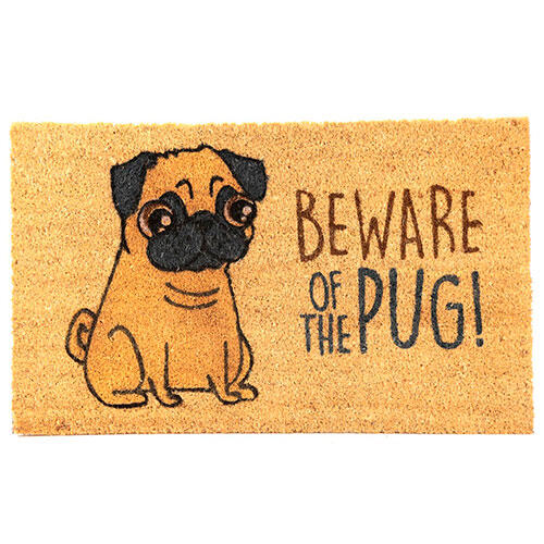 Kokosmåtte - Beware of the Pug