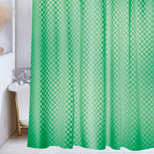 Badeforhæng - Squares grøn