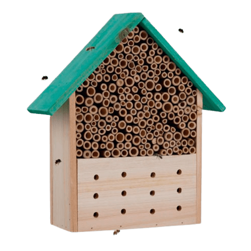 Bihotel i bambus - 30 x 27 x 9 cm.