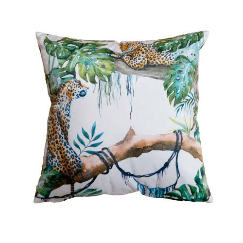 Pyntepude jungletema 45 x 45 cm.