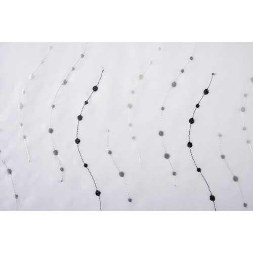 Komplet gardinsæt - Point sort 4 dele