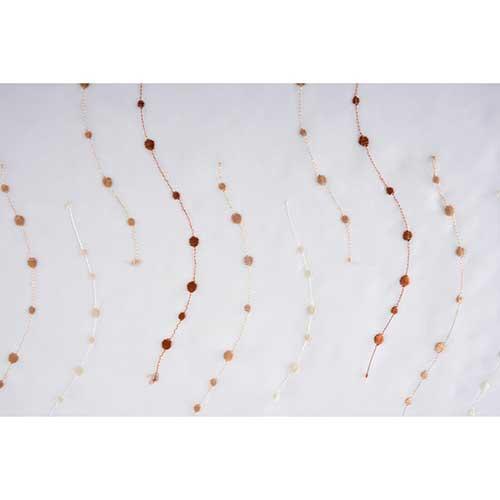 Komplet gardinsæt - Point brun 4 dele