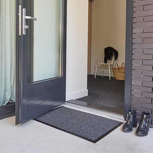 Shannon grå smudsmåtte - 40 x 60 cm.