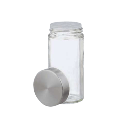 Krydderikarrusel med 12 glas - Rustfrit stål rund