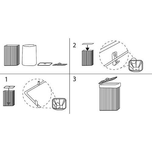 Saml selv vasketøjskurv - Natur