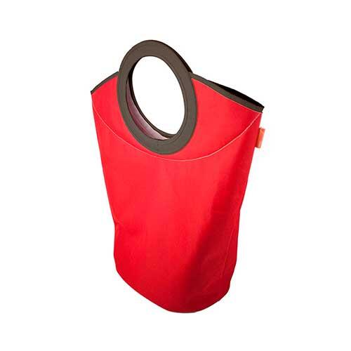 Vasketøjskurv med magnetiske håndtag - Rød mellem