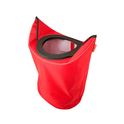 Vasketøjspose med magnetisk håndtag - Rød mellem