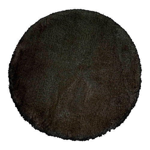 Rund bademåtte Ø 90 cm. - Sort