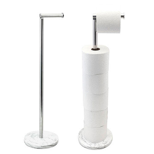 Toiletrulleholder til gulv - Marble