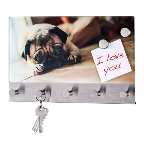 Knagerække med magnetophæng - Hund