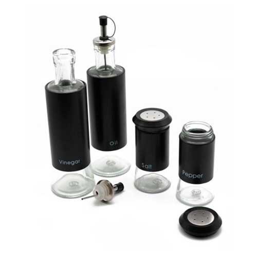 Olie- og eddike sæt - 4 dele