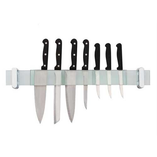 Knivholder til væg i glas