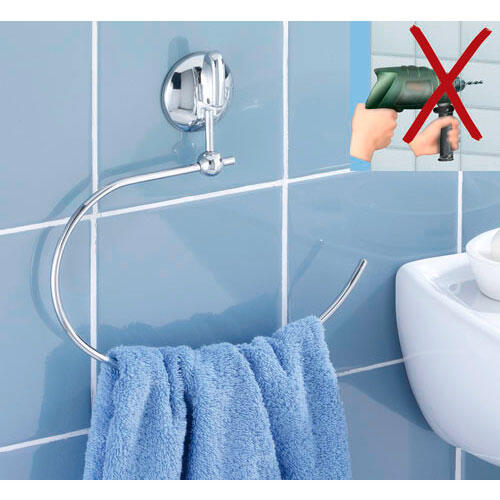 Håndklædering Wenko - Krom