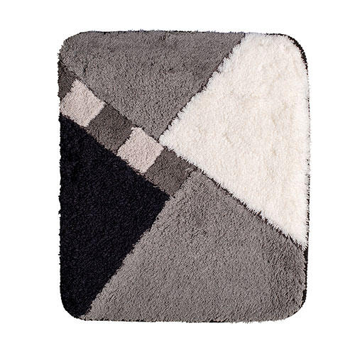 Bademåtte Cozy 60 x 90 cm. - Grå