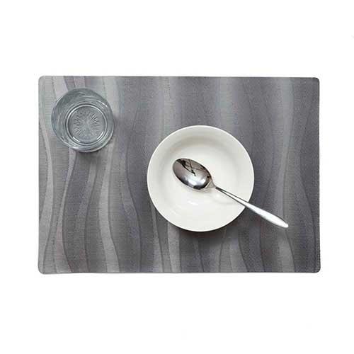 Grå dækkeserviet - Onix