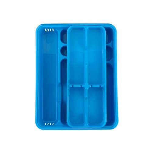 Bestikindsats i plast - Blå 2 etager