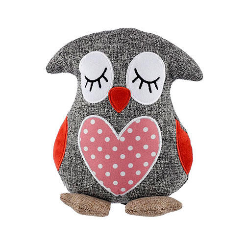 Dørstopper dyr - Ugle med hjerte