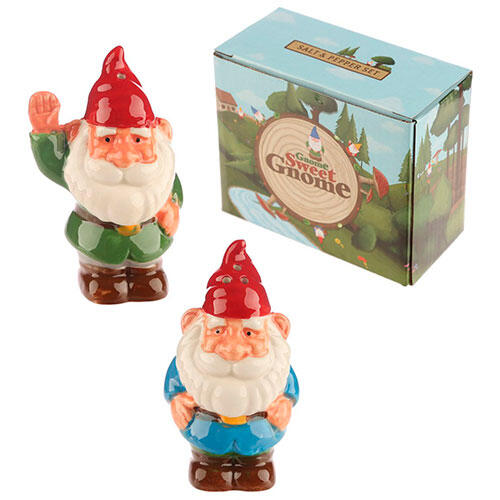 Salt- og pebersæt med havenisser