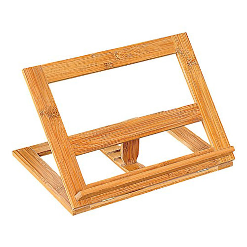 Kogebogsholder i bambus