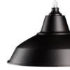 Loftlampe sort 27 cm.