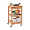 Køkkenvogn i bambustræ 81 x 49 x 38 cm.