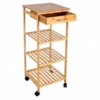 Køkkentrolley i bambus - Freja