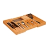 Bestikbakke i bambus med knivblokke