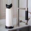 Sort køkkenrulleholder - Miaou