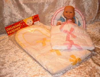 Kørepose med sløjfer 50-55 cm.