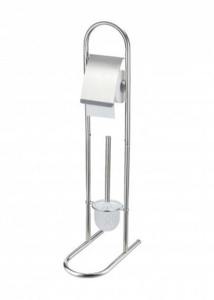 Toiletrulleholder med toiletbørste - Emil
