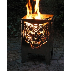 Bålkurv med tiger - Mellem