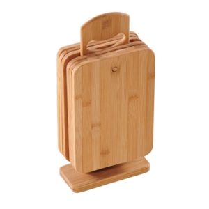 Smørebrætter med stander - Bambus