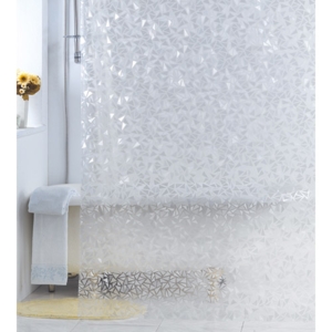 Transparent badeforhæng - Trekanter