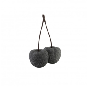Deko kirsebær - Sort 45 cm.