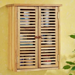 Badeværelsesskab til ophæng - Valnøddetræ