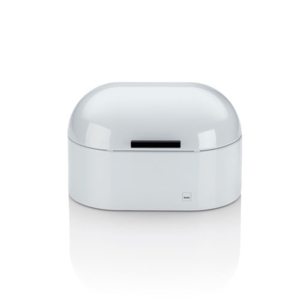 Friscolino metal brødkasse - Hvid 25 cm.