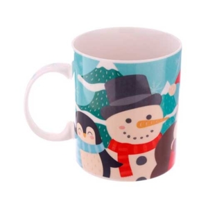 Porcelæns krus - Julens venner