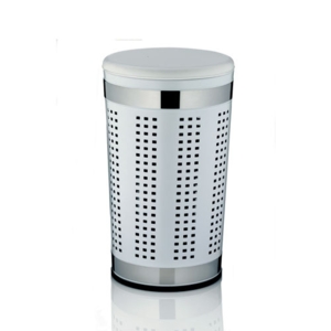 Sevilla vasketøjskurv med siddeplads - Hvid