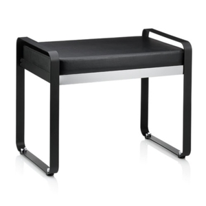 Sirius bænk til badeværelse - Metal 64 cm.