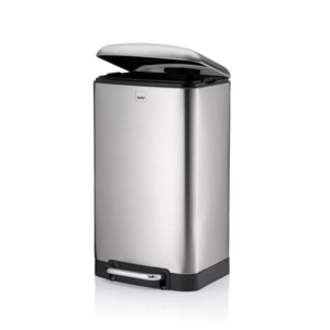 Davino pedalspand 30 L soft close - Rustfrit stål