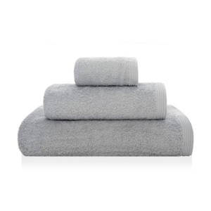 New Plus håndklæde - Sølv