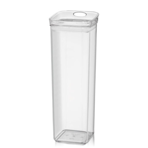 Square opbevaringsbøtte stabelbar - 1,9 L.