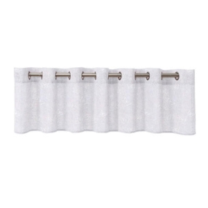 Papillion gardinkappe - Hvid 50 x 250 cm.