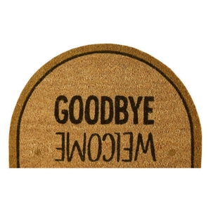 Coco Gold Welcome/Goodbye kokosmåtte - 40 x 60 cm.