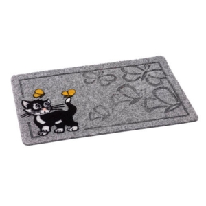 Kat smudsmåtte - 40 x 60 cm.